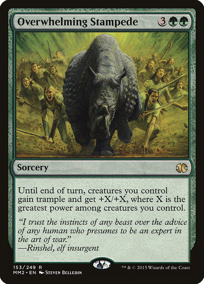 Overwhelming Stampede [Modern Masters 2015] | Deep Dive Games St. Marys
