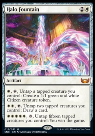 Halo Fountain (Promo Pack) [Streets of New Capenna Promos] | Deep Dive Games St. Marys