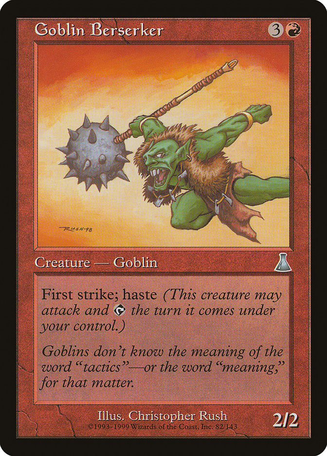 Goblin Berserker [Urza's Destiny] | Deep Dive Games St. Marys