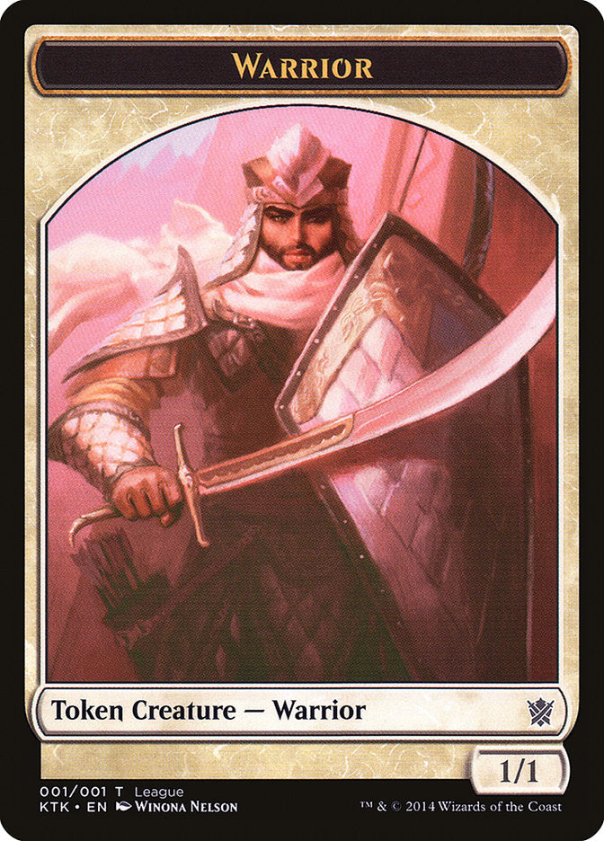 Warrior Token [League Tokens 2014] | Deep Dive Games St. Marys