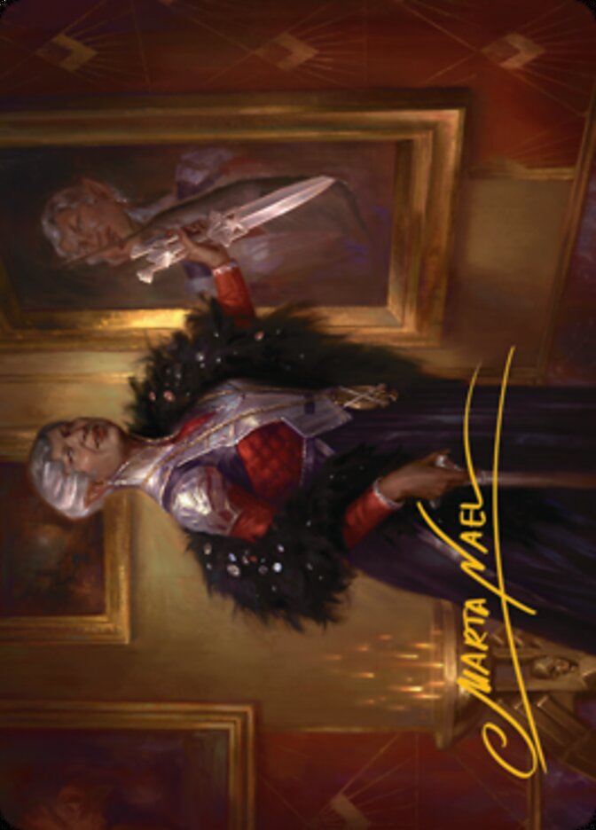 Evelyn, the Covetous Art Card (Gold-Stamped Signature) [Streets of New Capenna Art Series] | Deep Dive Games St. Marys