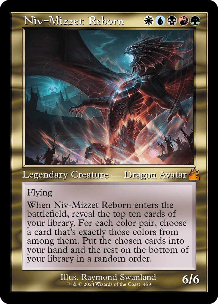 Niv-Mizzet Reborn (Retro Frame) [Ravnica Remastered] | Deep Dive Games St. Marys