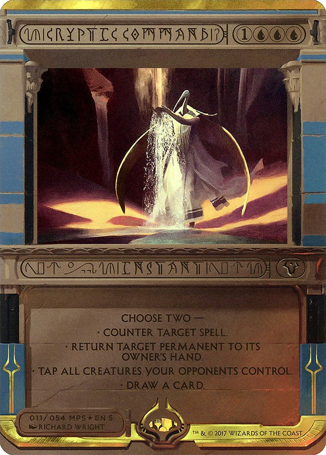 Cryptic Command (Invocation) [Amonkhet Invocations] | Deep Dive Games St. Marys
