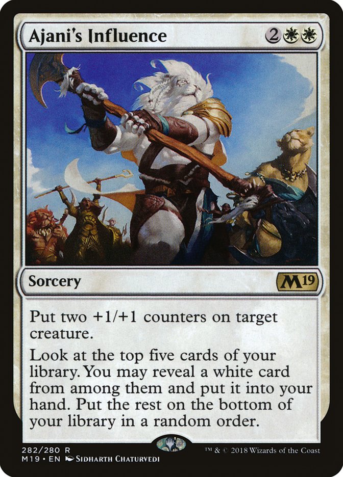 Ajani's Influence [Core Set 2019] | Deep Dive Games St. Marys