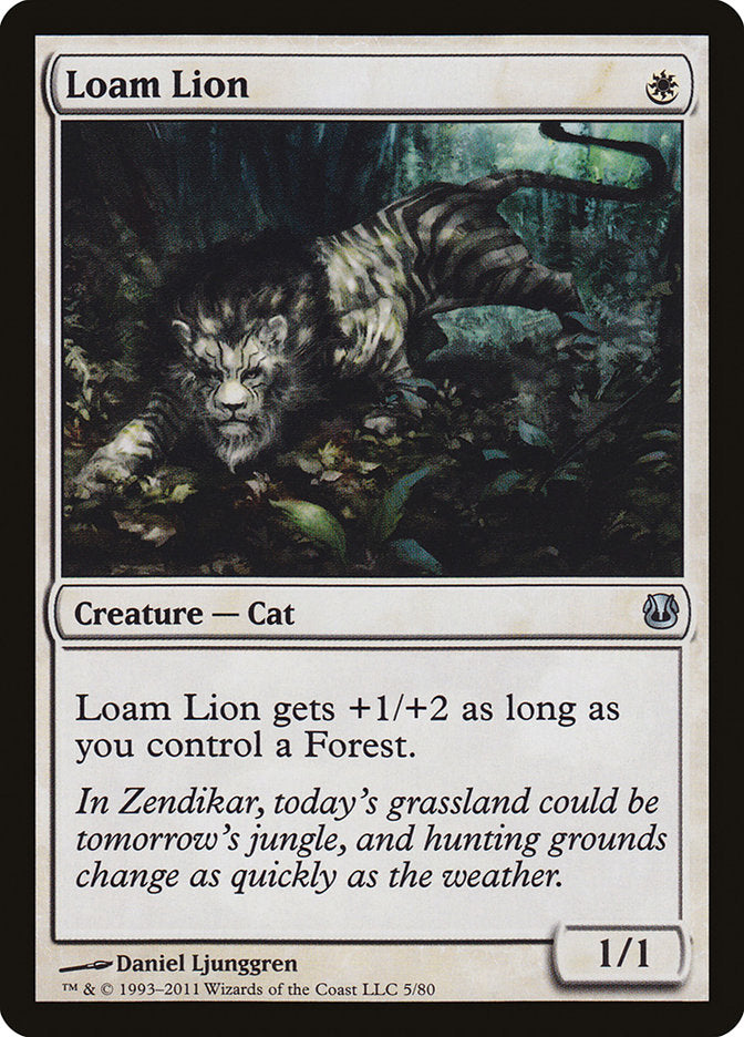 Loam Lion [Duel Decks: Ajani vs. Nicol Bolas] | Deep Dive Games St. Marys