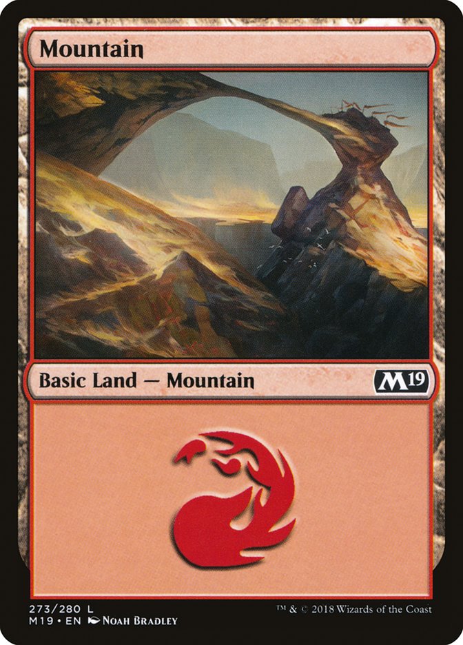 Mountain (273) [Core Set 2019] | Deep Dive Games St. Marys