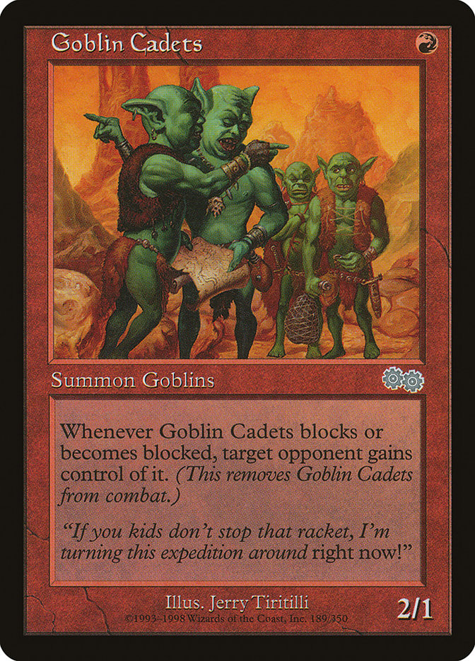 Goblin Cadets [Urza's Saga] | Deep Dive Games St. Marys