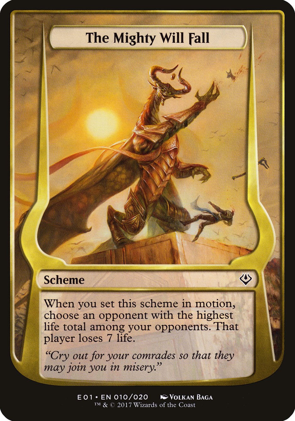 The Mighty Will Fall (Schemes) [Archenemy: Nicol Bolas Schemes] | Deep Dive Games St. Marys