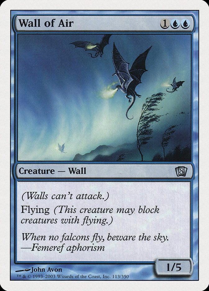 Wall of Air [Eighth Edition] | Deep Dive Games St. Marys