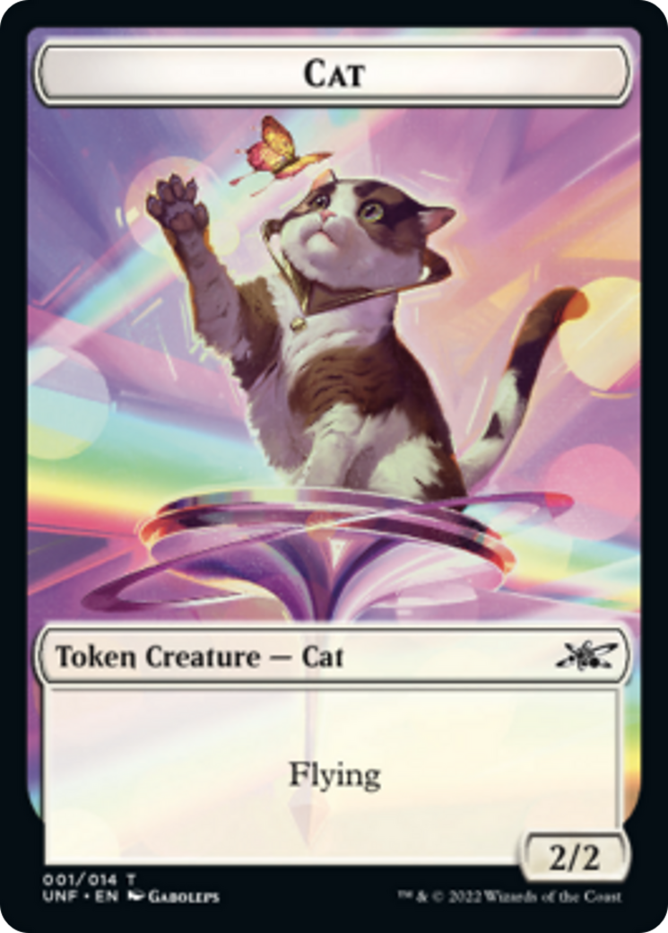 Cat // Food (11) Double-Sided Token [Unfinity Tokens] | Deep Dive Games St. Marys