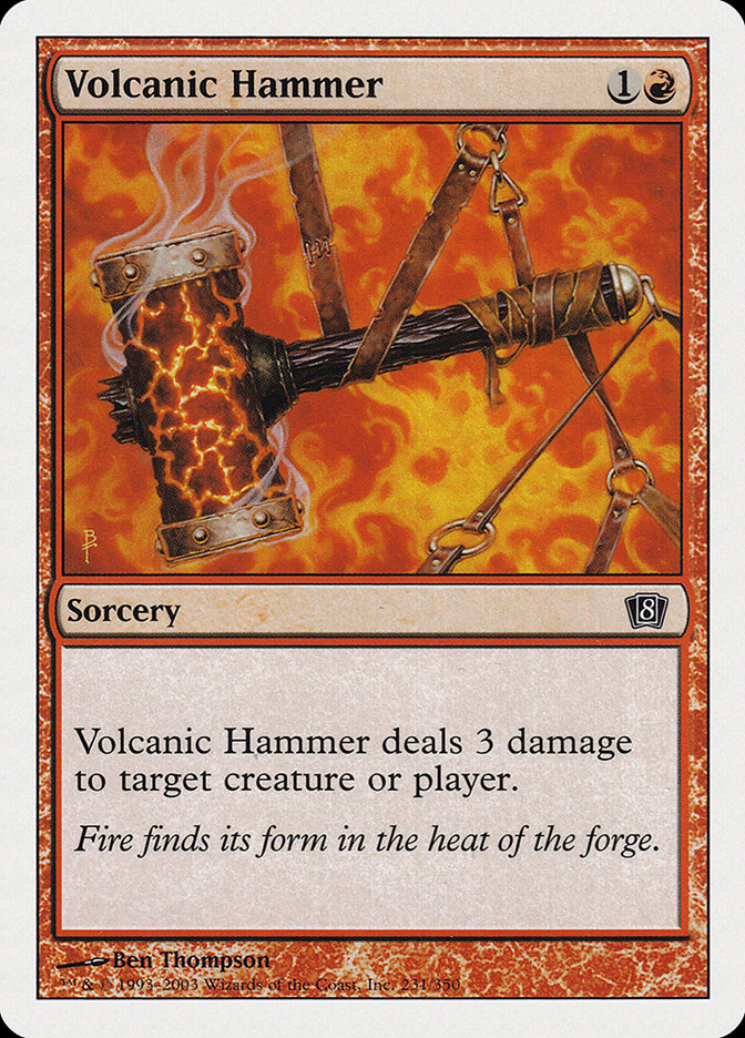 Volcanic Hammer [Eighth Edition] | Deep Dive Games St. Marys