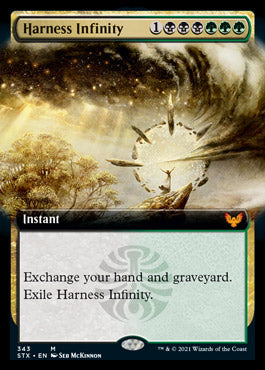 Harness Infinity (Extended Art) [Strixhaven: School of Mages] | Deep Dive Games St. Marys