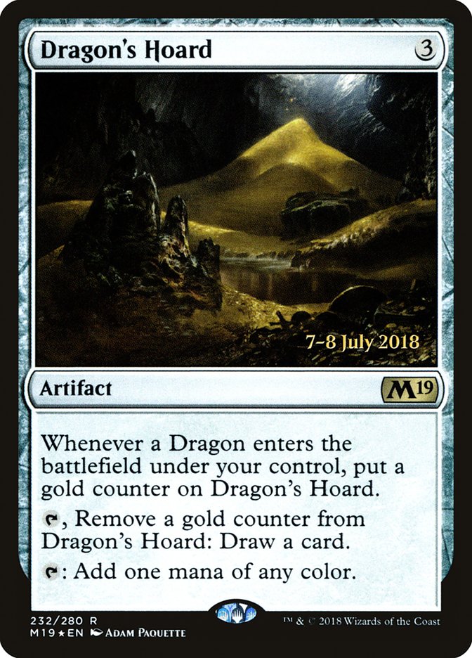 Dragon's Hoard [Core Set 2019 Prerelease Promos] | Deep Dive Games St. Marys