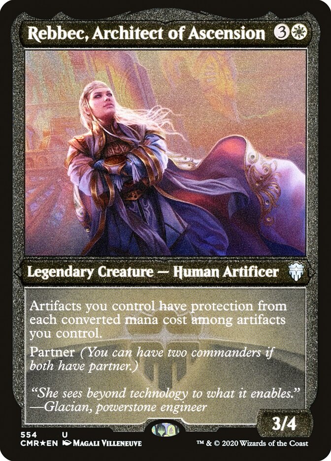 Rebbec, Architect of Ascension (Etched) [Commander Legends] | Deep Dive Games St. Marys