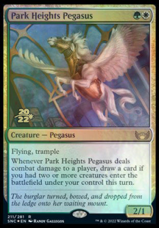 Park Heights Pegasus [Streets of New Capenna Prerelease Promos] | Deep Dive Games St. Marys