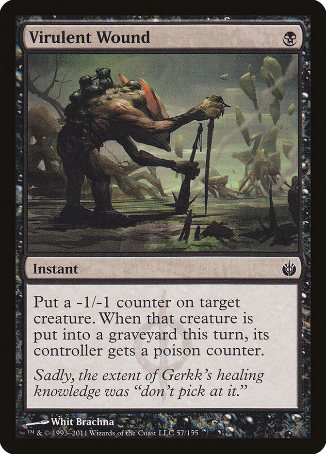 Virulent Wound [Mirrodin Besieged] | Deep Dive Games St. Marys