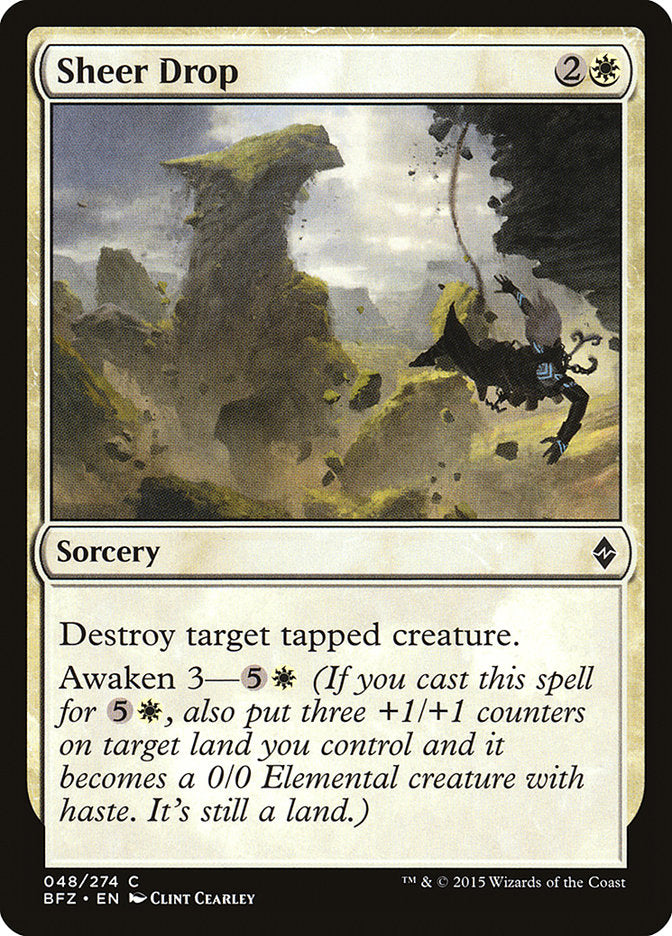 Sheer Drop [Battle for Zendikar] | Deep Dive Games St. Marys