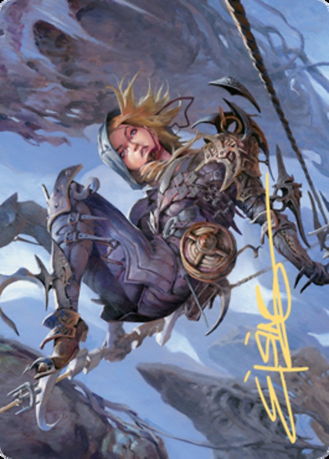 Blackbloom Rogue Art Card (Gold-Stamped Signature) [Zendikar Rising Art Series] | Deep Dive Games St. Marys