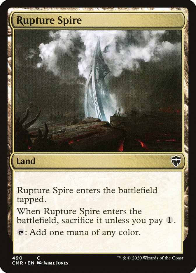 Rupture Spire (490) [Commander Legends] | Deep Dive Games St. Marys