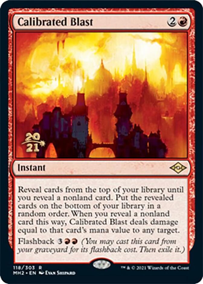 Calibrated Blast [Modern Horizons 2 Prerelease Promos] | Deep Dive Games St. Marys