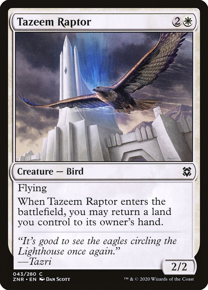 Tazeem Raptor [Zendikar Rising] | Deep Dive Games St. Marys