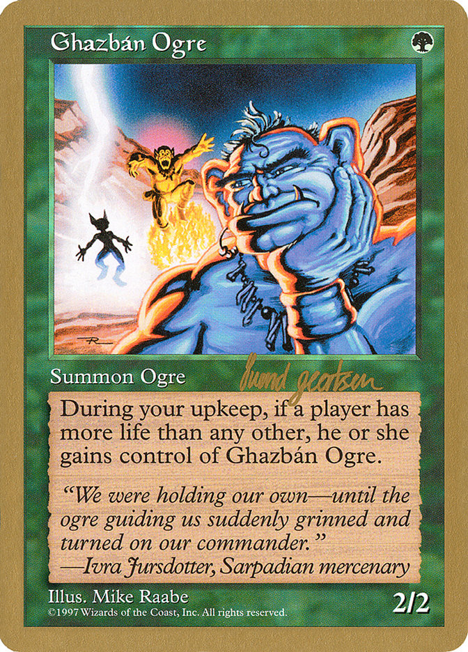 Ghazban Ogre (Svend Geertsen) [World Championship Decks 1997] | Deep Dive Games St. Marys