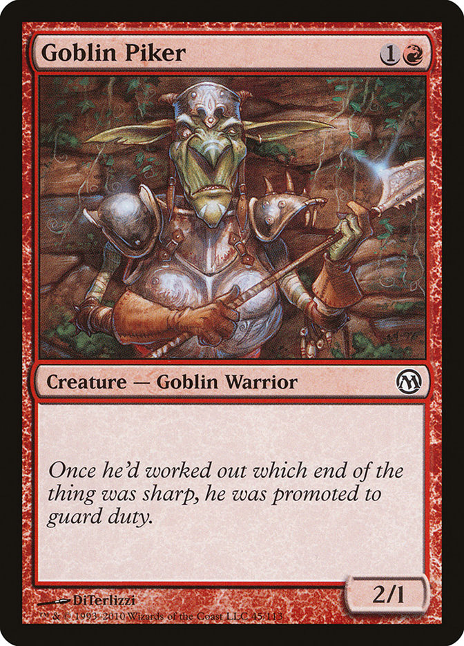 Goblin Piker [Duels of the Planeswalkers] | Deep Dive Games St. Marys