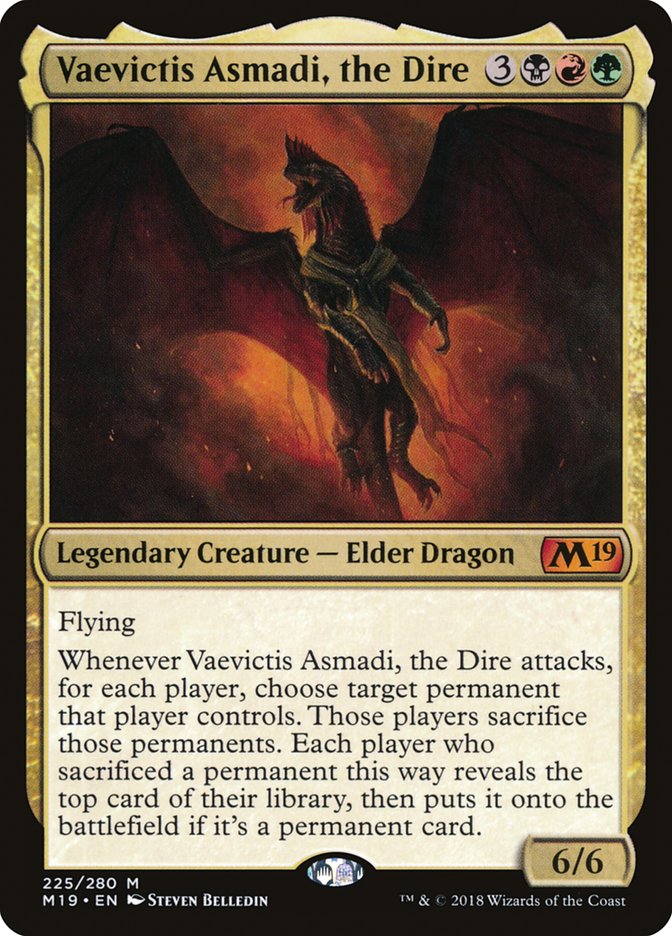 Vaevictis Asmadi, the Dire [Core Set 2019] | Deep Dive Games St. Marys