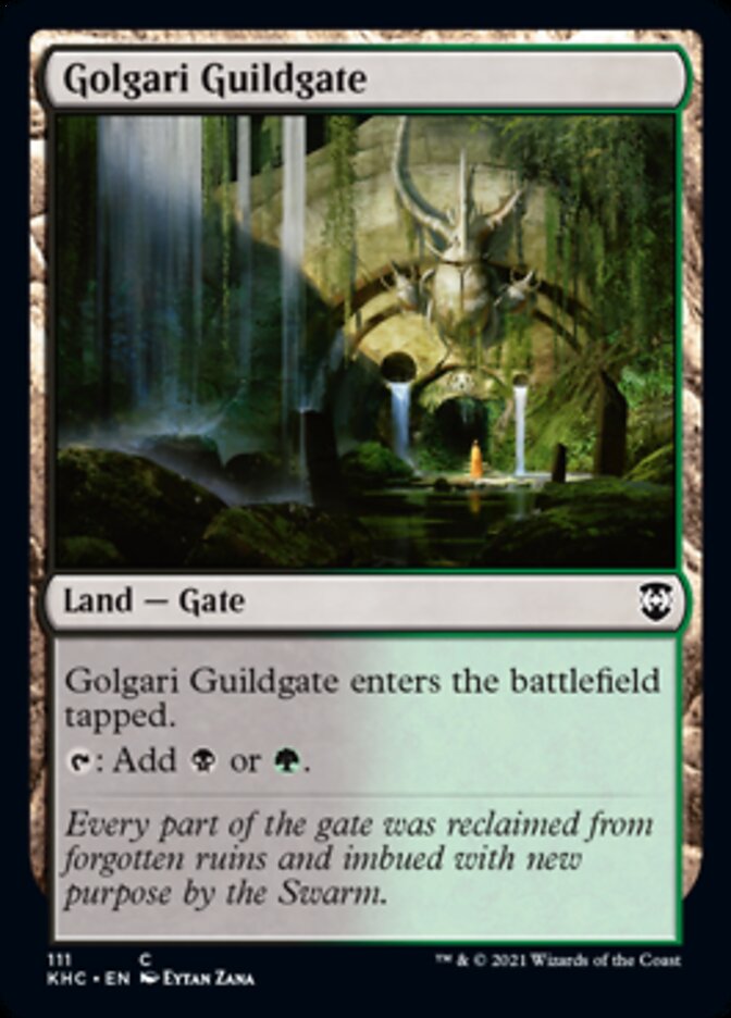 Golgari Guildgate [Kaldheim Commander] | Deep Dive Games St. Marys