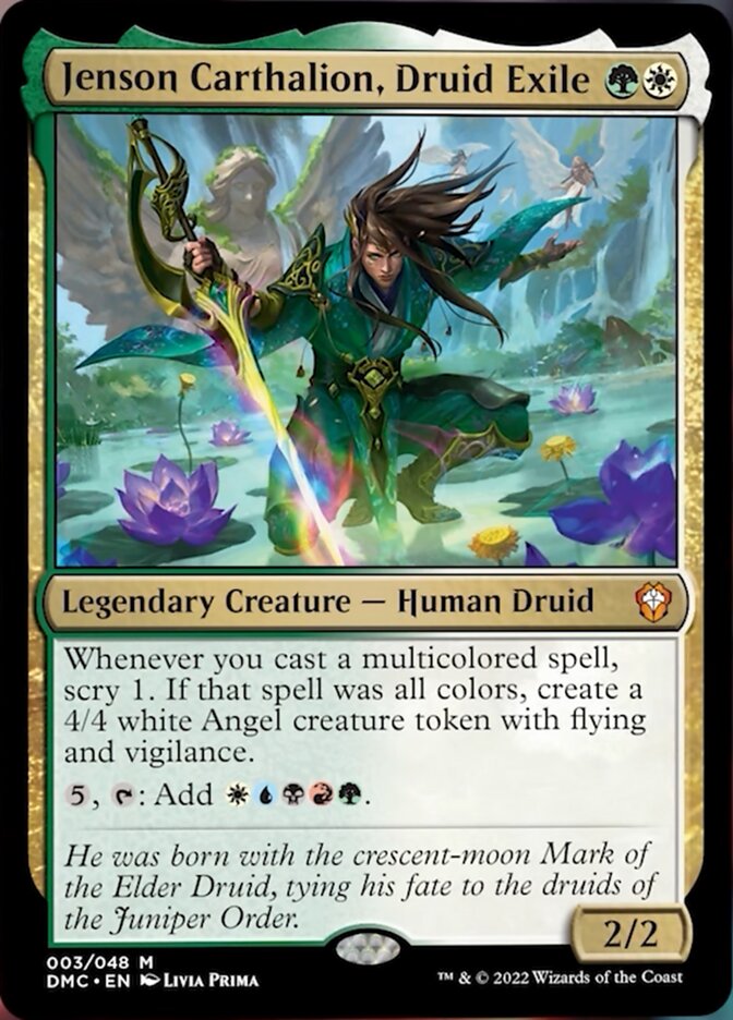 Jenson Carthalion, Druid Exile [Dominaria United Commander] | Deep Dive Games St. Marys