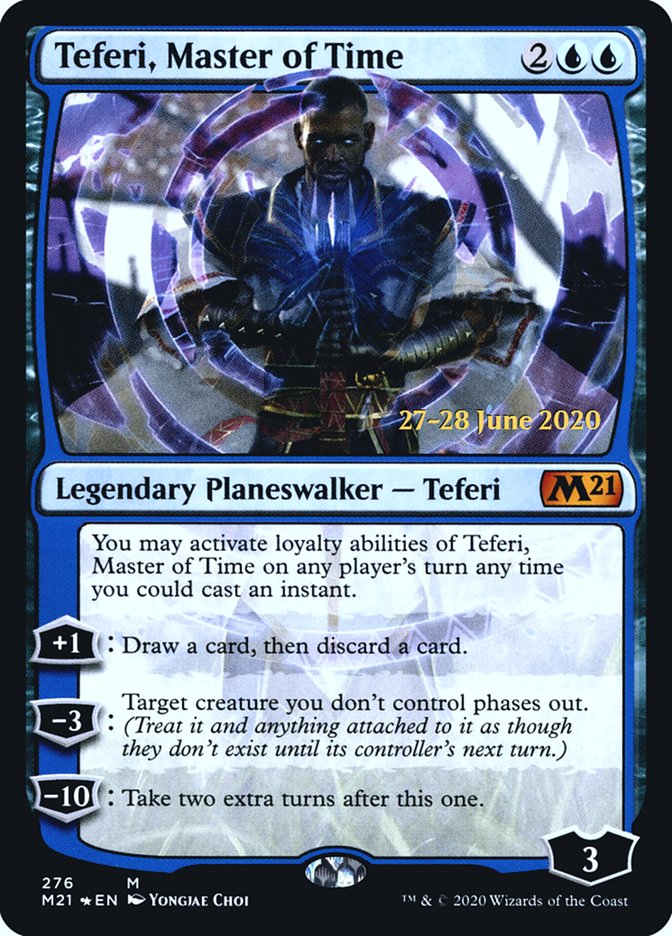 Teferi, Master of Time (276) [Core Set 2021 Prerelease Promos] | Deep Dive Games St. Marys