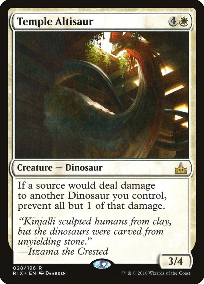 Temple Altisaur [Rivals of Ixalan] | Deep Dive Games St. Marys