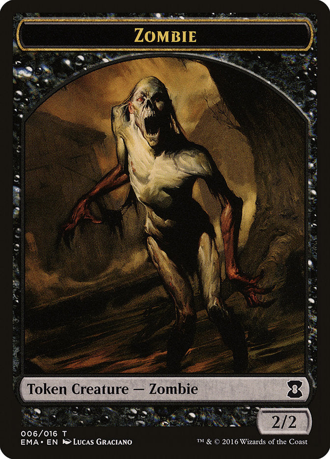 Zombie Token [Eternal Masters Tokens] | Deep Dive Games St. Marys