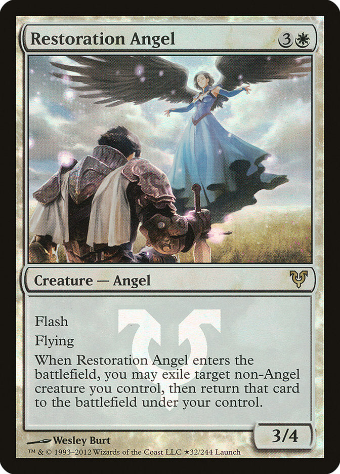 Restoration Angel (Launch) [Avacyn Restored Prerelease Promos] | Deep Dive Games St. Marys