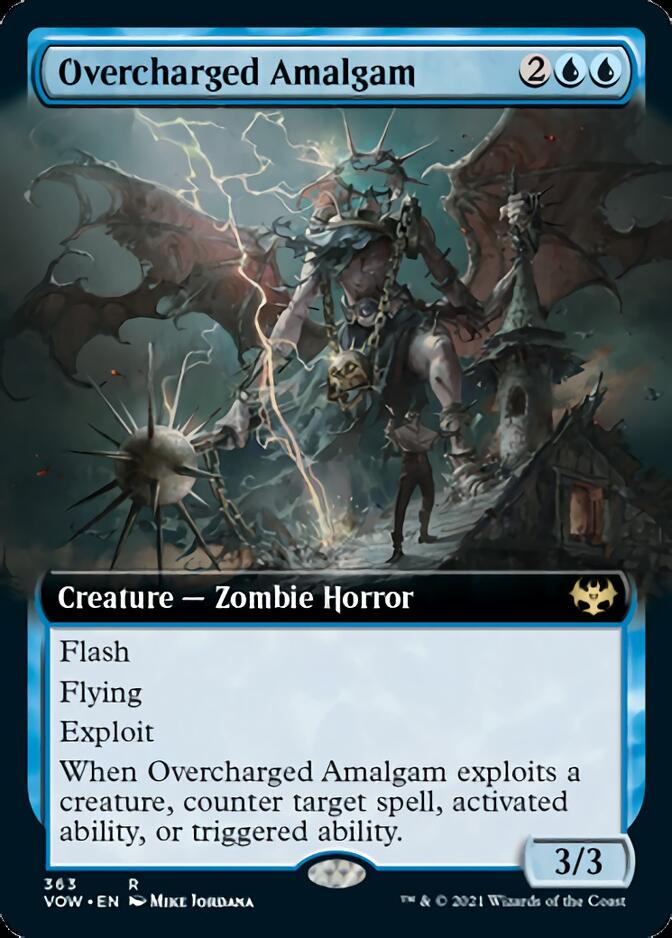 Overcharged Amalgam (Extended Art) [Innistrad: Crimson Vow] | Deep Dive Games St. Marys