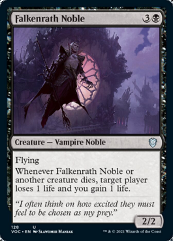 Falkenrath Noble [Innistrad: Crimson Vow Commander] | Deep Dive Games St. Marys