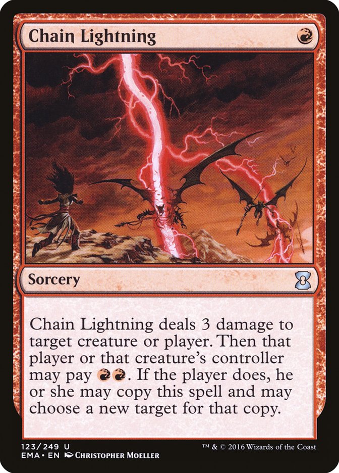 Chain Lightning [Eternal Masters] | Deep Dive Games St. Marys