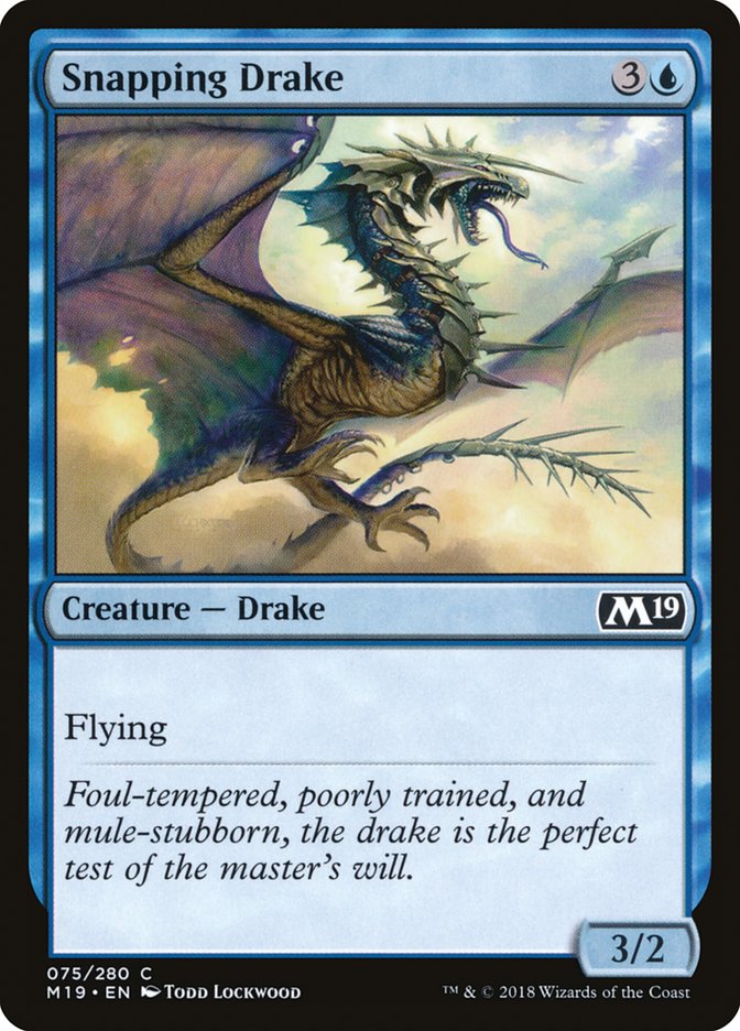 Snapping Drake [Core Set 2019] | Deep Dive Games St. Marys