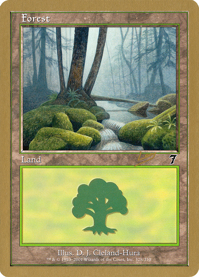 Forest (rl328) (Raphael Levy) [World Championship Decks 2002] | Deep Dive Games St. Marys