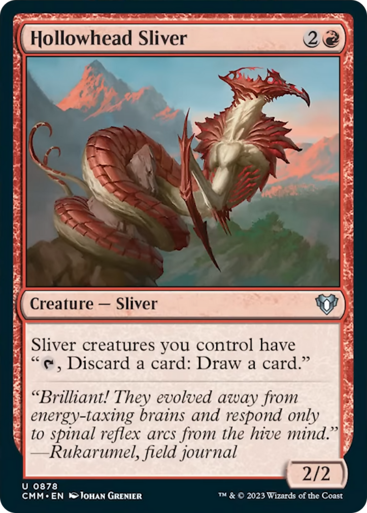 Hollowhead Sliver [Commander Masters] | Deep Dive Games St. Marys