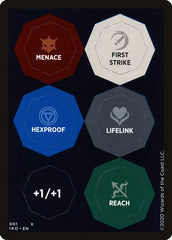 Punch Card Token (001 // 002) - Thick Stock [Ikoria: Lair of Behemoths Tokens] | Deep Dive Games St. Marys