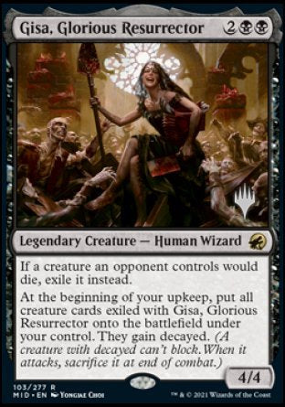 Gisa, Glorious Resurrector (Promo Pack) [Innistrad: Midnight Hunt Promos] | Deep Dive Games St. Marys