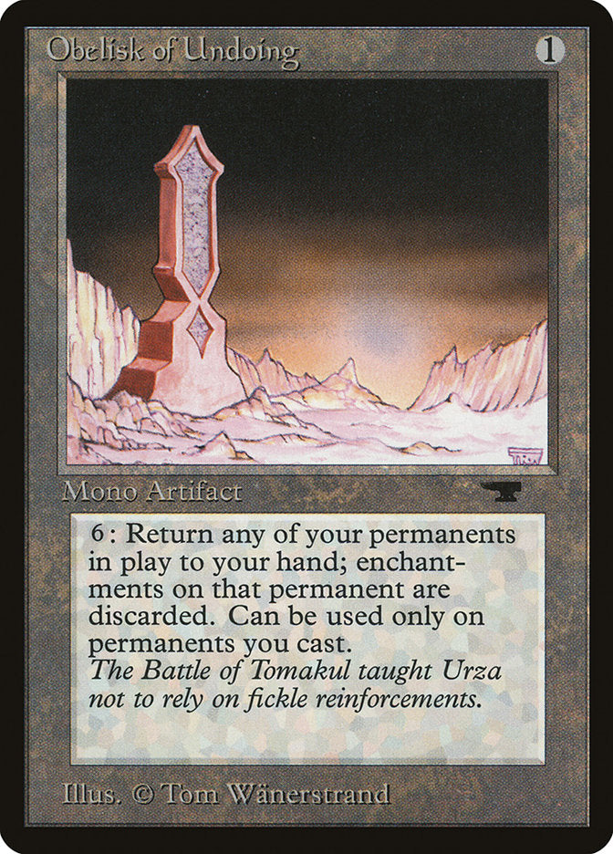 Obelisk of Undoing [Antiquities] | Deep Dive Games St. Marys