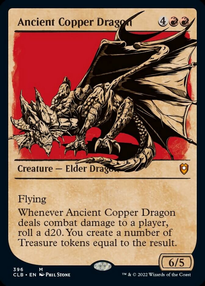 Ancient Copper Dragon (Showcase) [Commander Legends: Battle for Baldur's Gate] | Deep Dive Games St. Marys