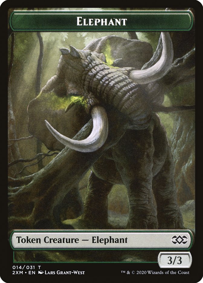 Elephant Token [Double Masters Tokens] | Deep Dive Games St. Marys