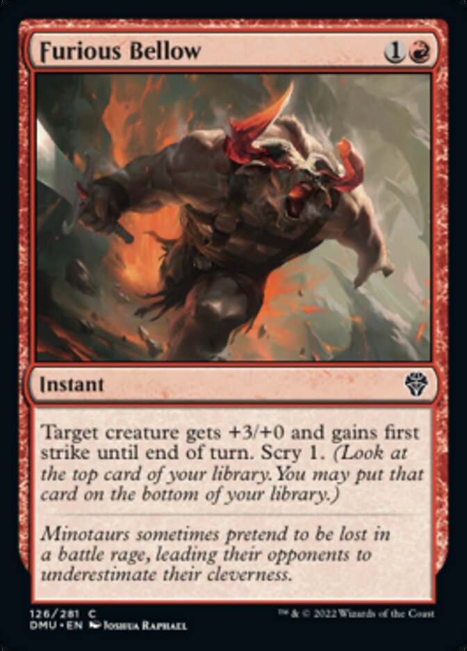 Furious Bellow [Dominaria United] | Deep Dive Games St. Marys