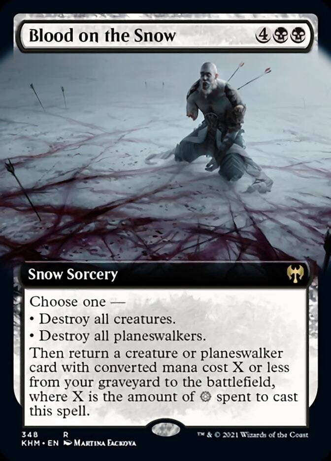 Blood on the Snow (Extended Art) [Kaldheim] | Deep Dive Games St. Marys