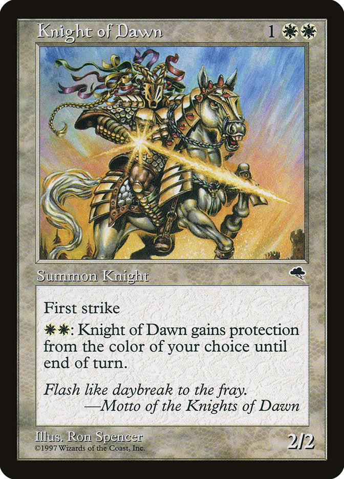 Knight of Dawn [Tempest] | Deep Dive Games St. Marys