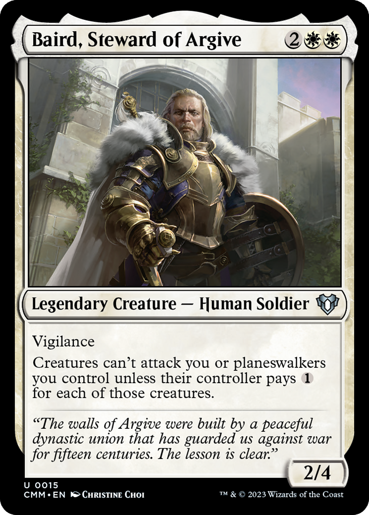 Baird, Steward of Argive [Commander Masters] | Deep Dive Games St. Marys