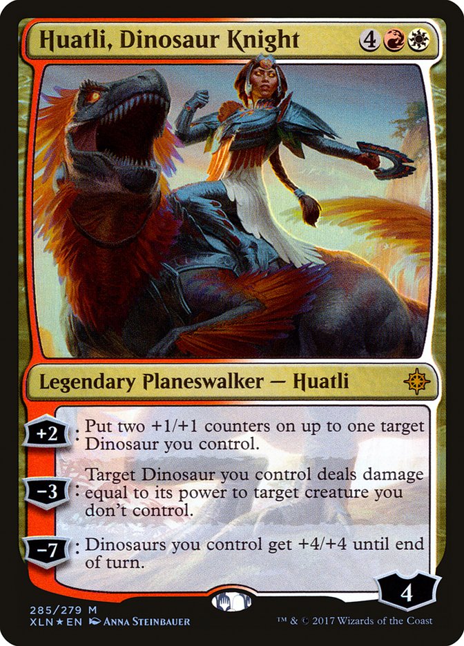 Huatli, Dinosaur Knight [Ixalan] | Deep Dive Games St. Marys